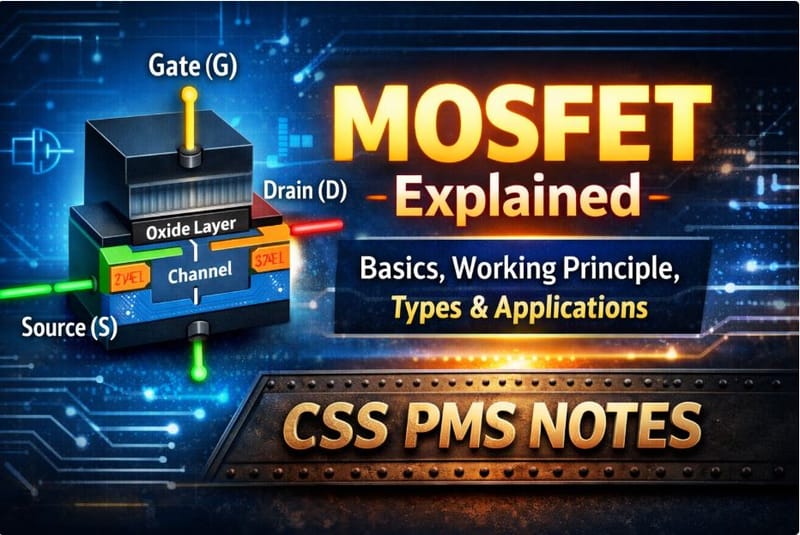 MOSFET Explained | Basics, Working Principle, Types & Applications