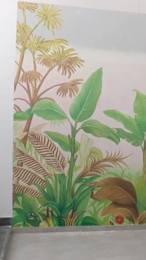 Forest Mural for School