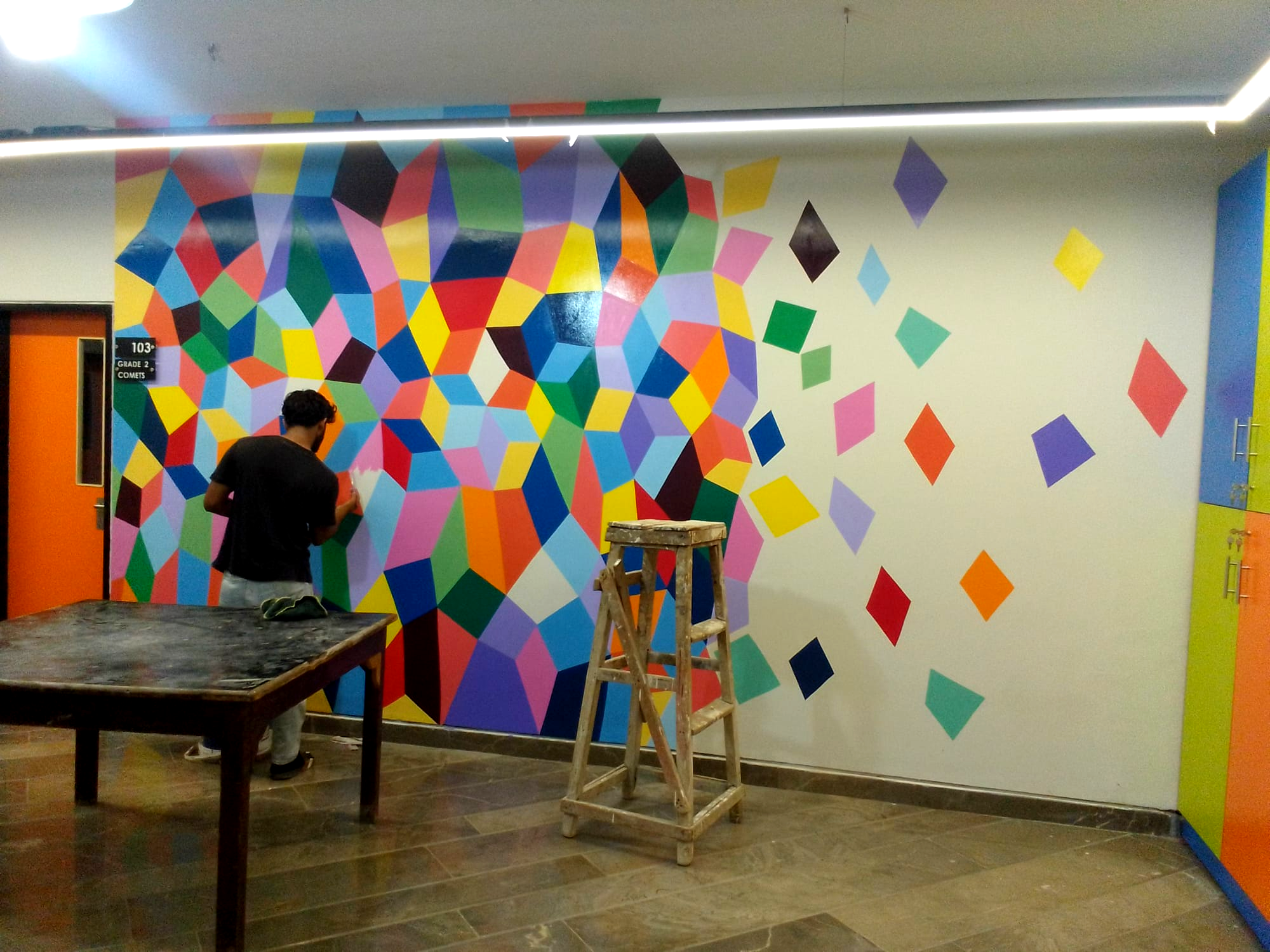 school mural