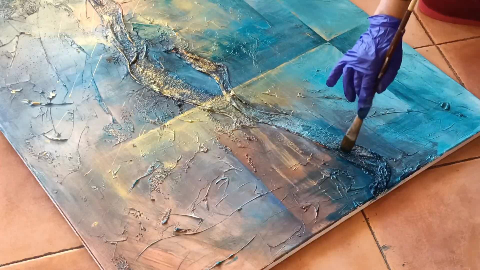 Painting in progress
