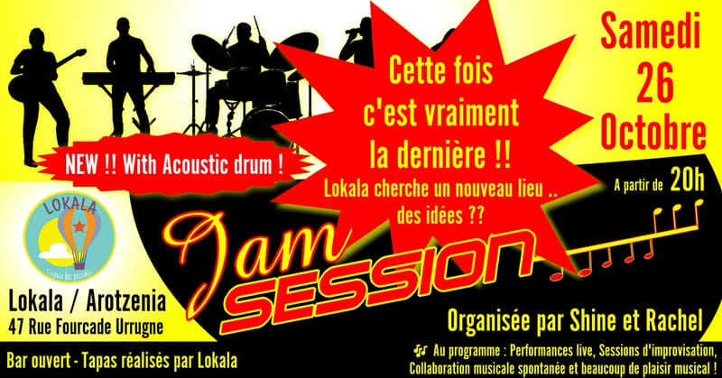 Jam Session organisée par Shine et Rachel