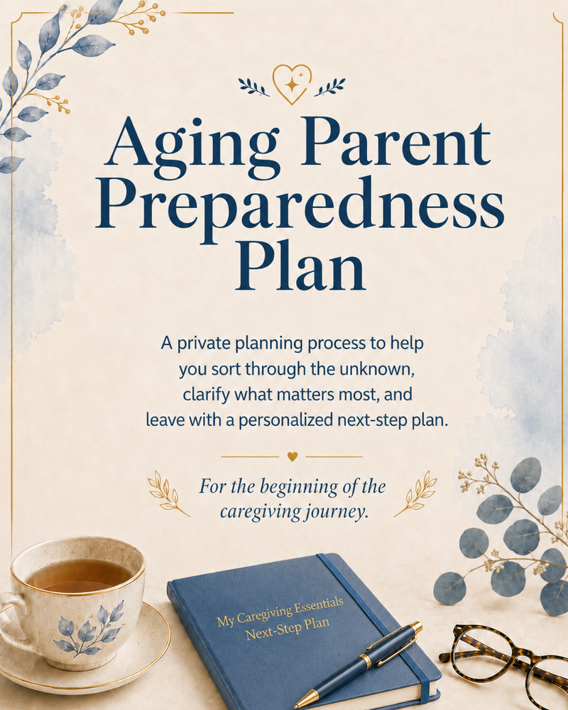 Aging Parent Preparedness Plan