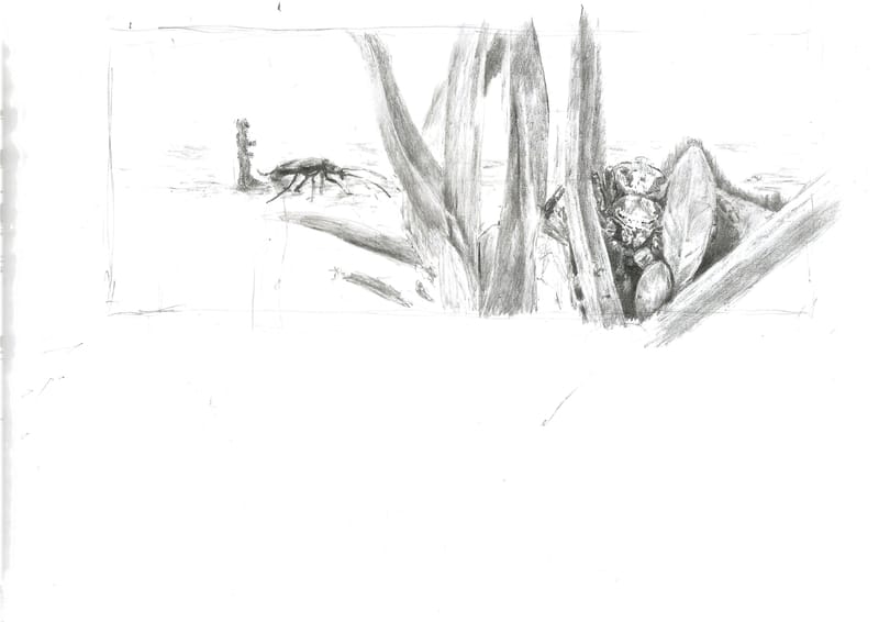 Fikcyjne stworzenia - ołówek