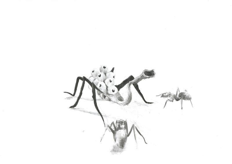 Fikcyjne stworzenia - ołówek