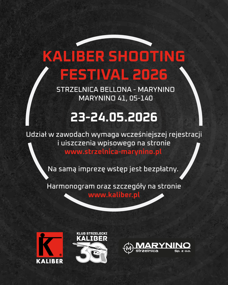 Kaliber Shooting Festival 2024, 2025 i 2026 (INTERNET)
