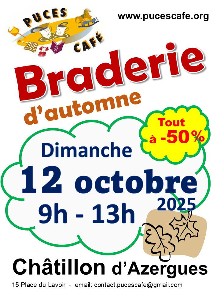 braderie 12 octobre