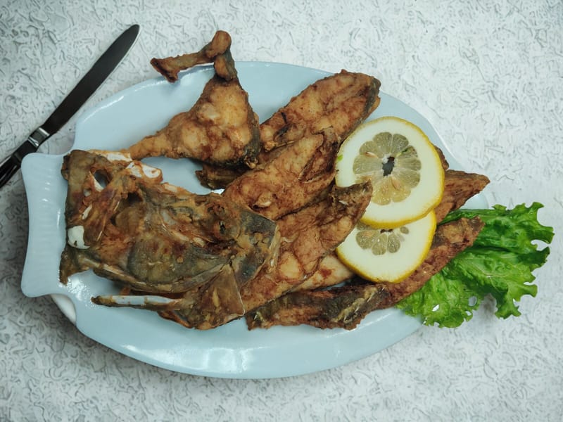 Peixe Galo na brasa ou frito