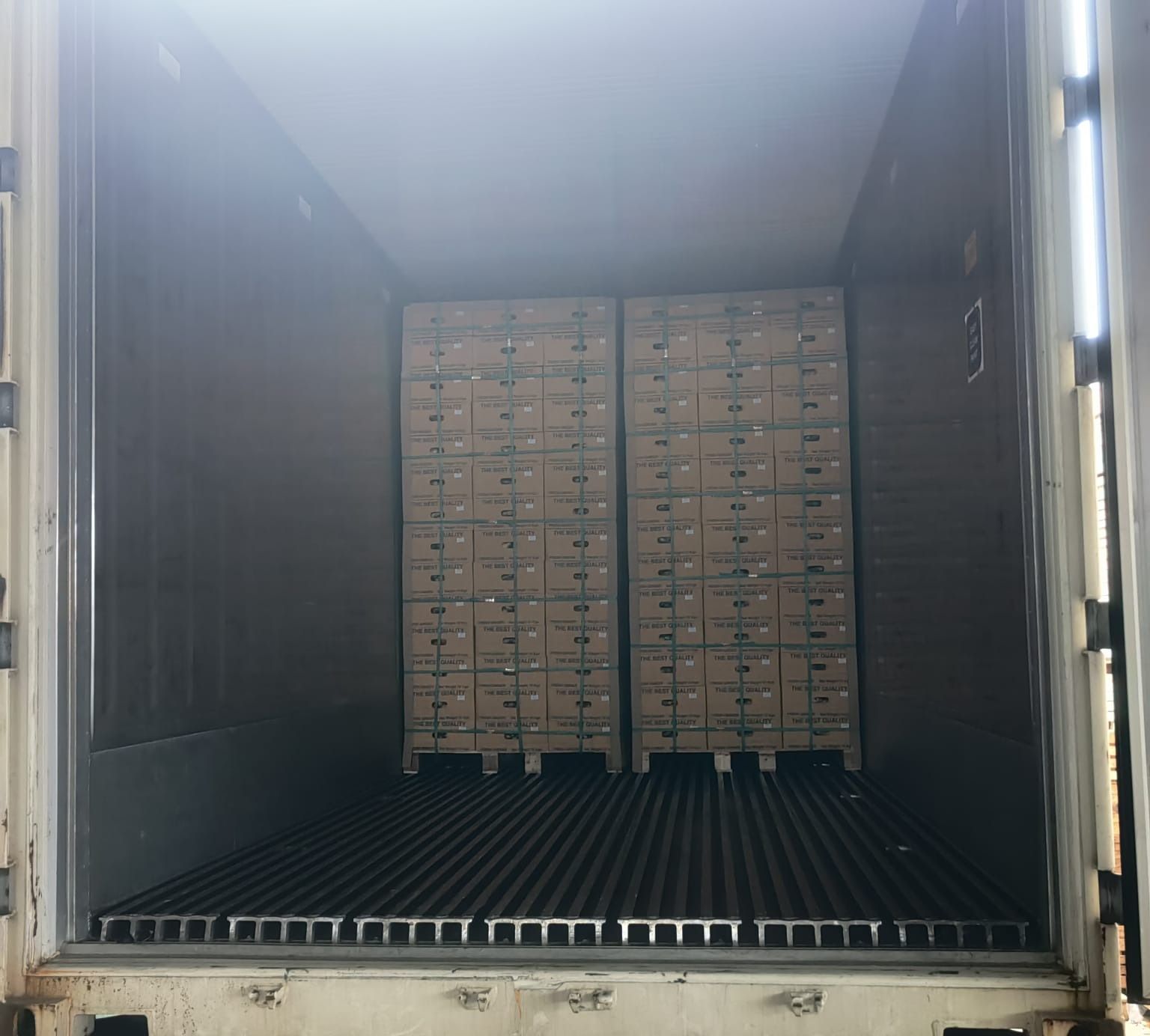 Loaded into Container