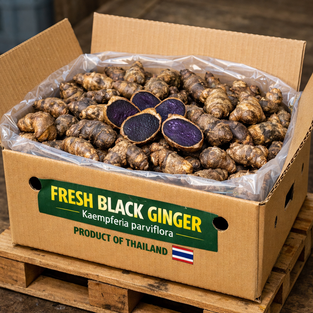Fresh black ginger