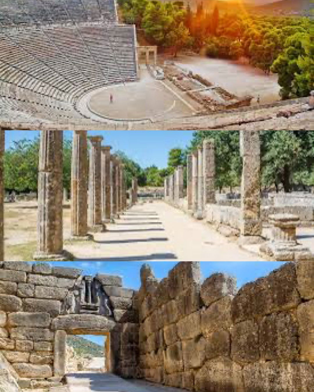 Journey Through Time: Mycenae, Epidaurus, and Ancient Olympia