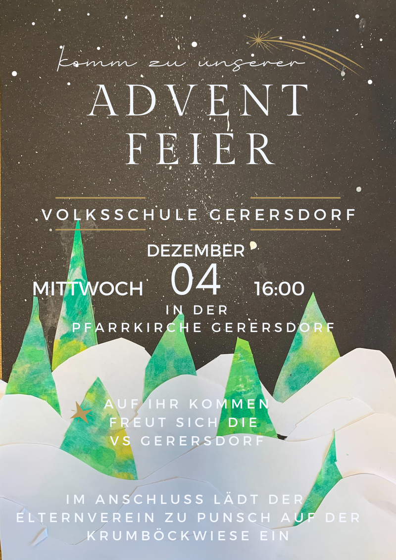Adventfeier am 04.12.