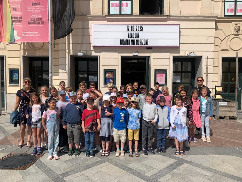 Ein gelungener Theaterausflug: Aladdin begeistert die Kinder (Juni 2025)