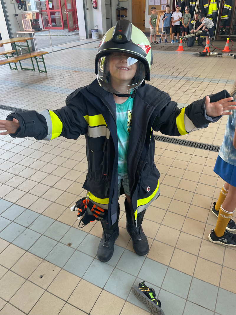 Besuch bei der Feuerwehr
