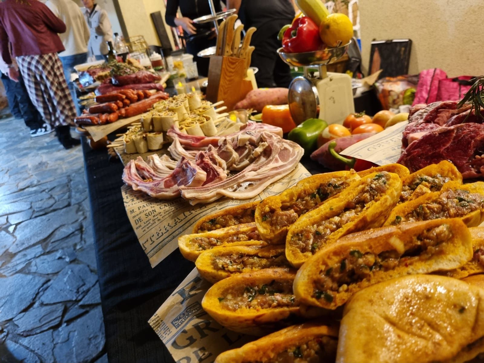 על האש בבית הלקוח | קייטרינג יהלום כשר למהדרין