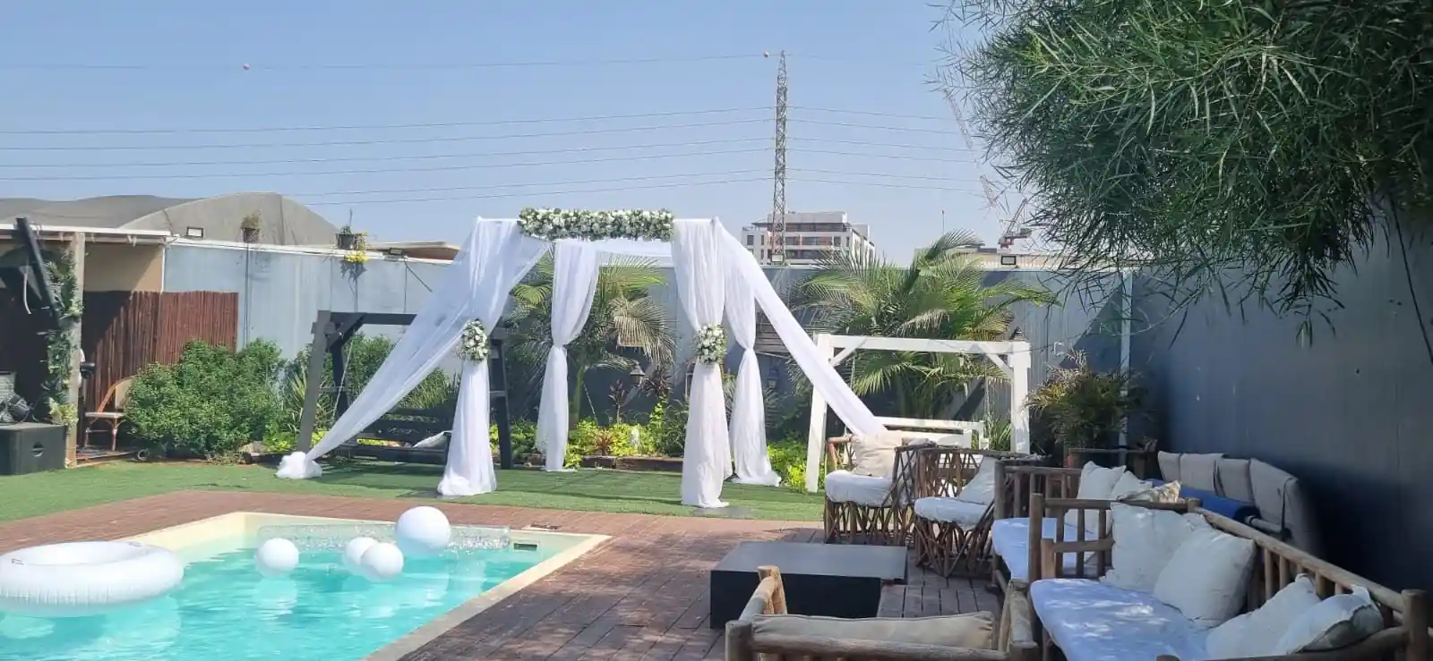 חופה להשכרה בוילה - יהלום הפקות