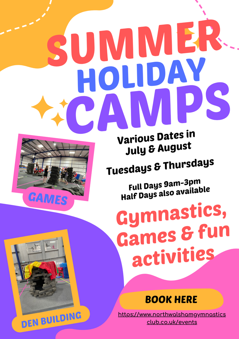 SUMMER CAMP (full and half day options) - Various Dates