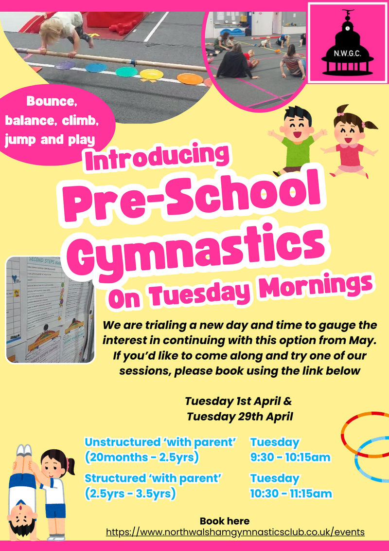 Pre School Taster Sessions - Tuesday Mornings