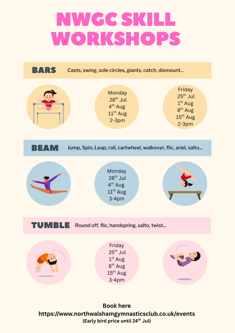 Skill Workshops - Various Dates