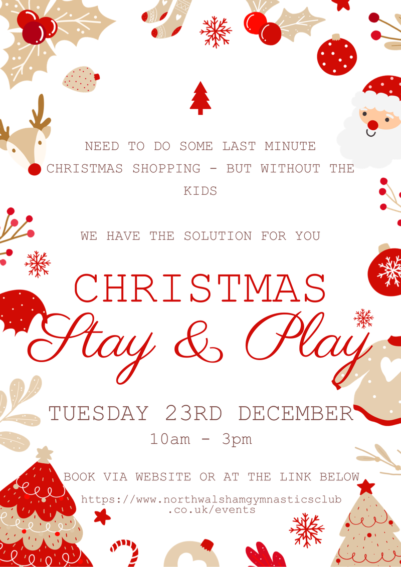 Christmas Stay & Play - Tuesday 23rd December