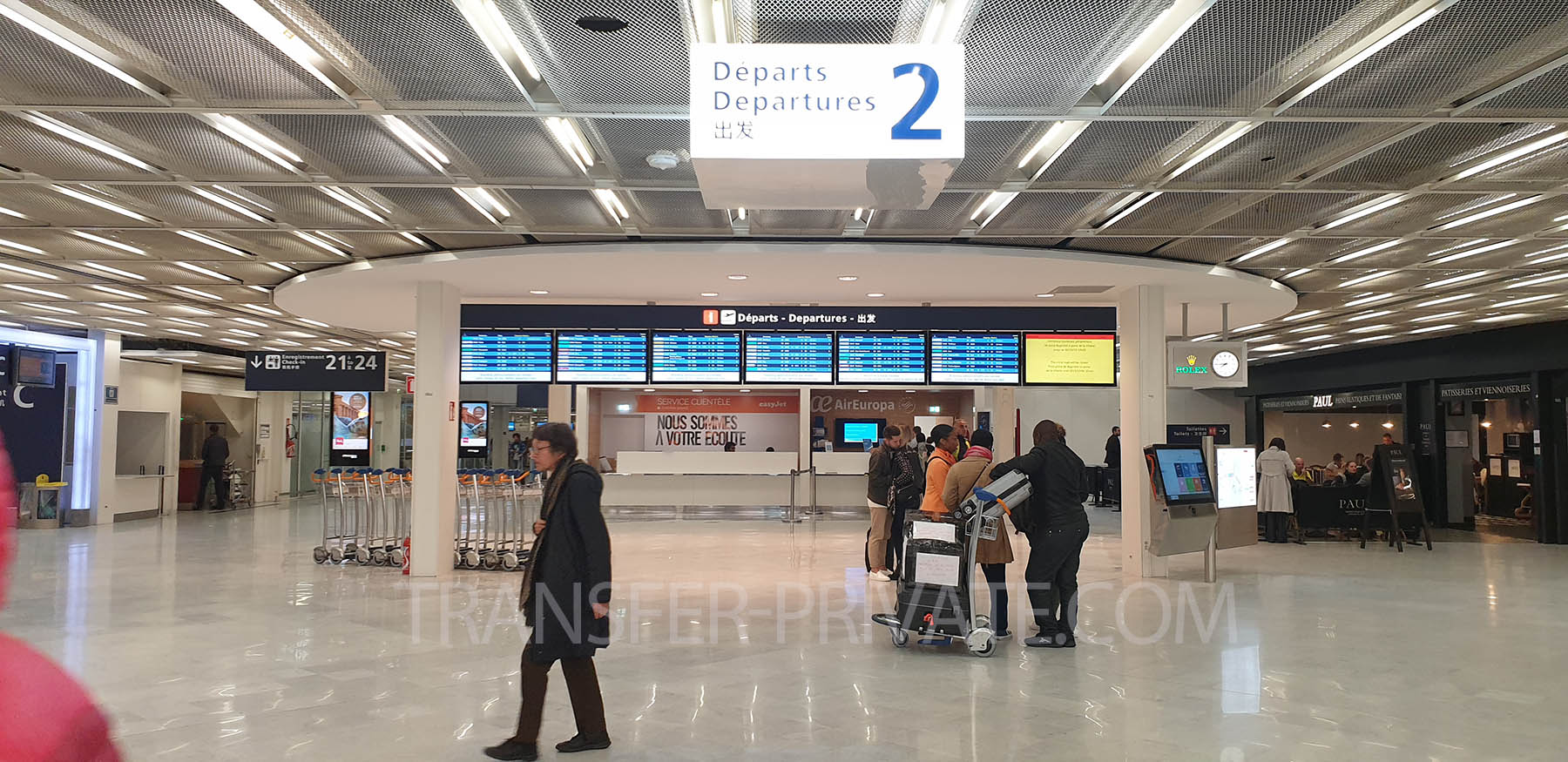 private transfer from charles de gaulle to B&B Hotel – Avenue de la Fosse des Pressoirs 77700