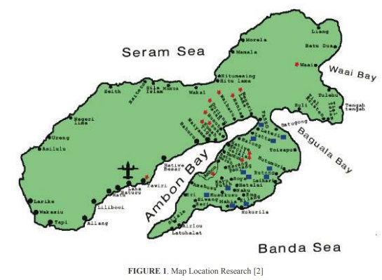 Interpretation FTIR spectrum of seawaterand sediment in the Ambon Bay (TAD)