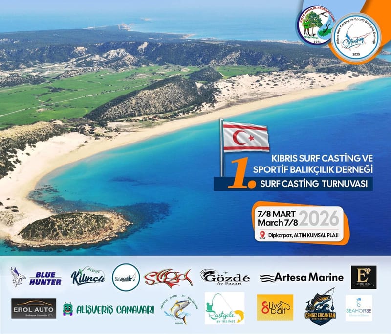 1st Cyprus Surfcasting Tournament. Turkish Republic of Northern Cyprus