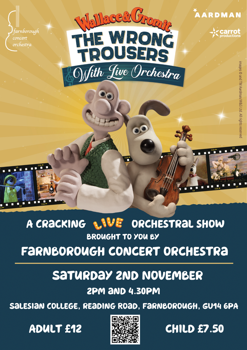 Have you got your ticket to see Wallace and Gromit with live orchestra yet?