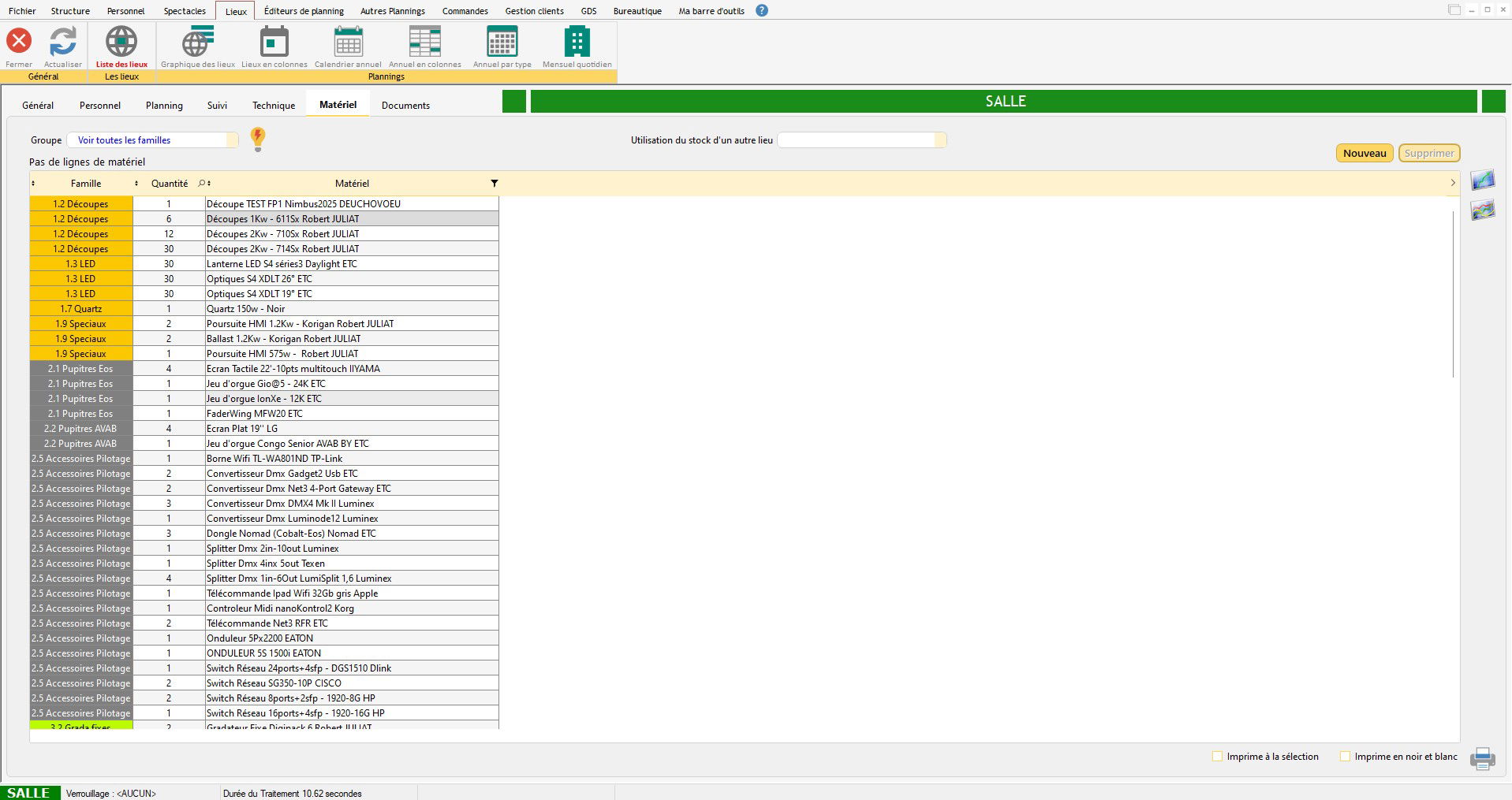 LA GESTION DE STOCK DE MATERIEL