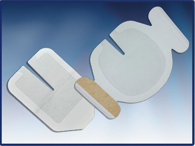 TRANSPARENT IV CANNULA DRESSING.