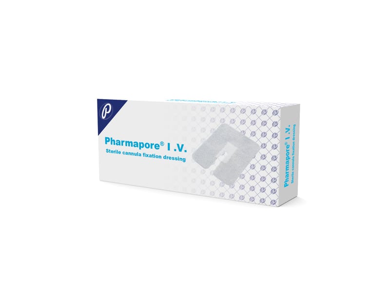 TRANSPARENT IV CANNULA DRESSING.