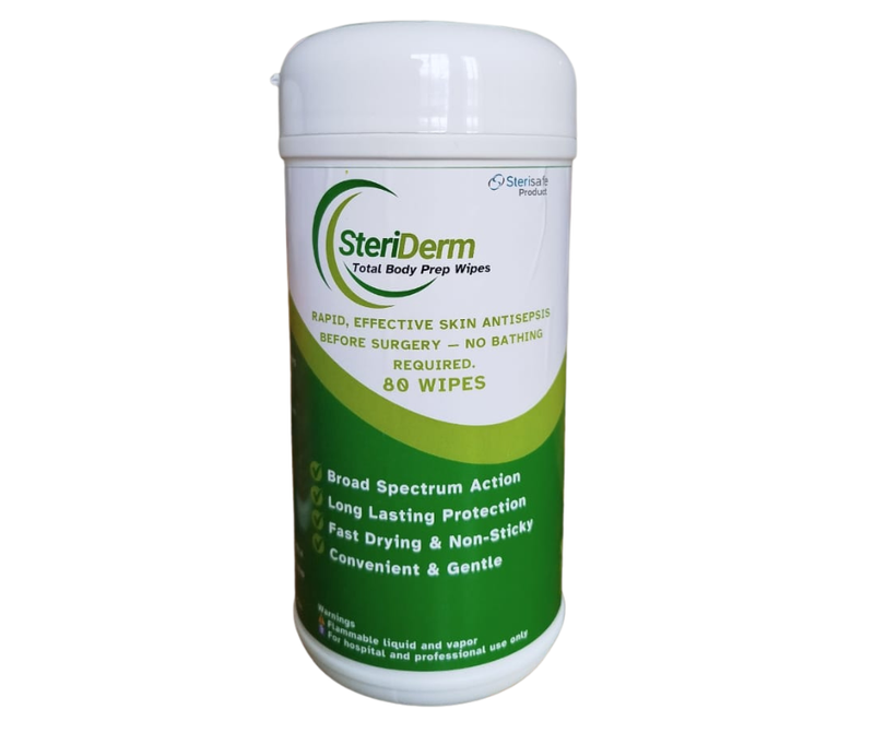 STERIDERM ANTISEPTIC WIPES 80'S