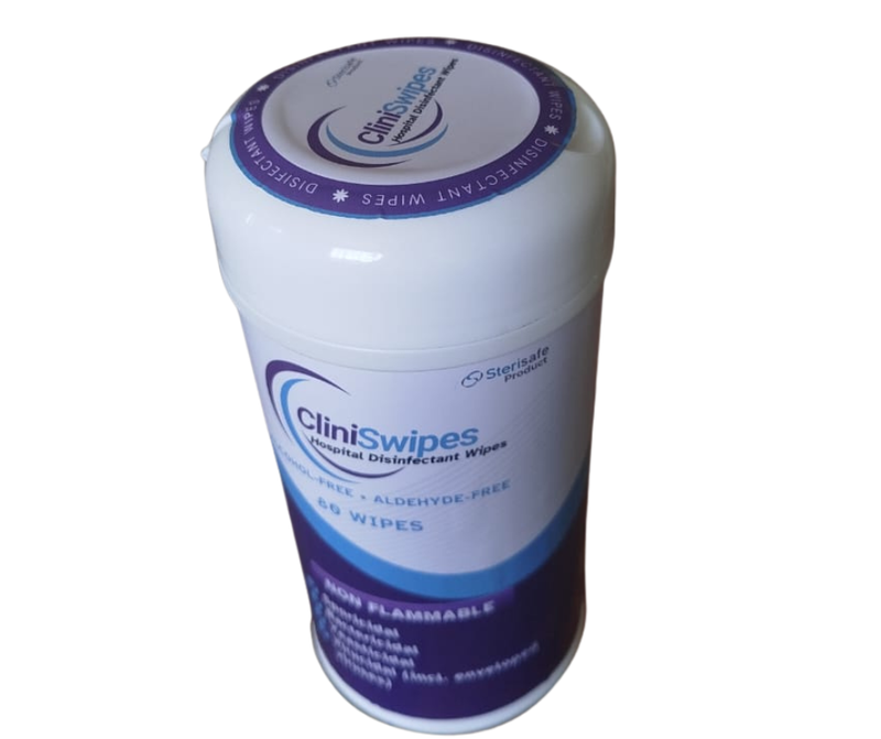 CLINISWIPES HIGH-LEVEL DISINFECTANT WIPES