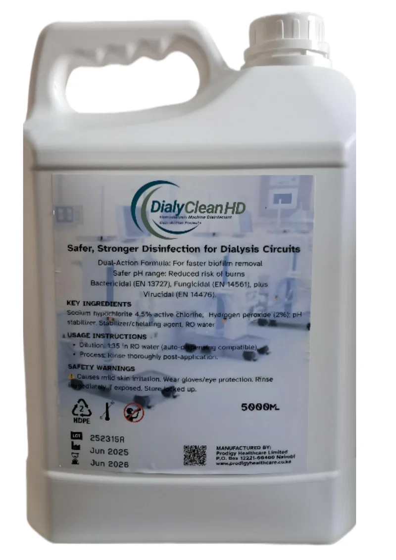 COLD STERILIZATION OF HEMODIALYSIS MACHINES WITH CHLORINE
