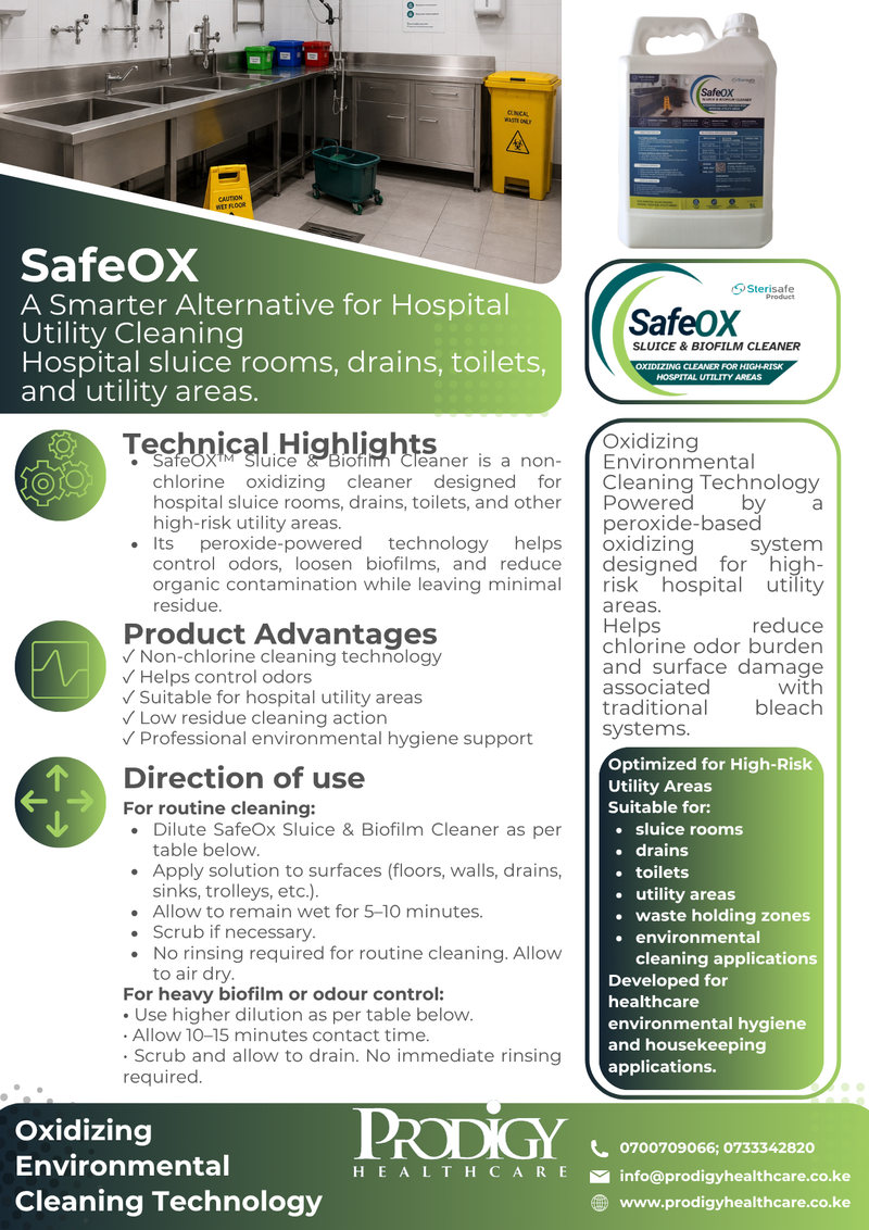 SAFEOX SLUICE & BIOFILM CLEANER 5L