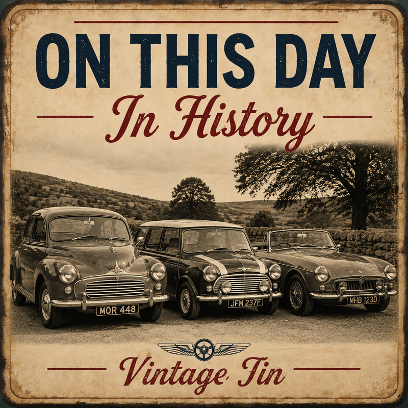 On This Day In Automotive History.