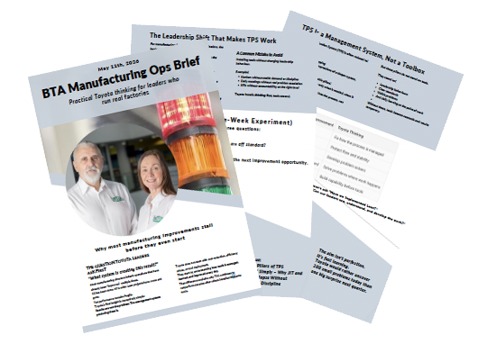 Manufacturing Ops Brief