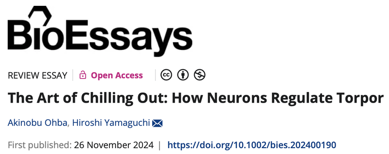 A review article has been published in BioEssays.