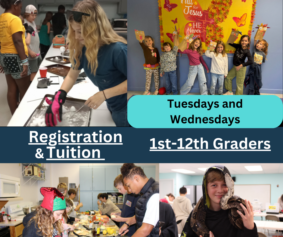 Tuesdays and Wednesdays Tuition and Registration