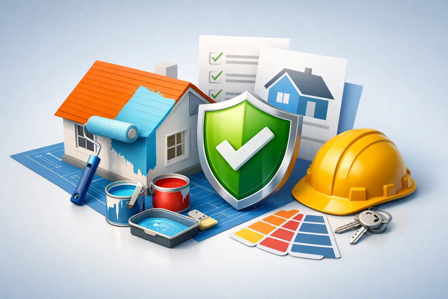 Garanties pour travaux de peinture maison