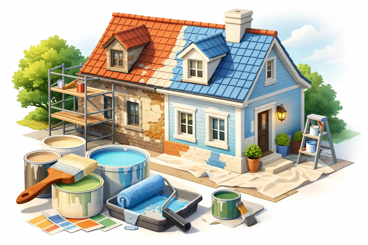 Meilleures peintures pour maison ancienne