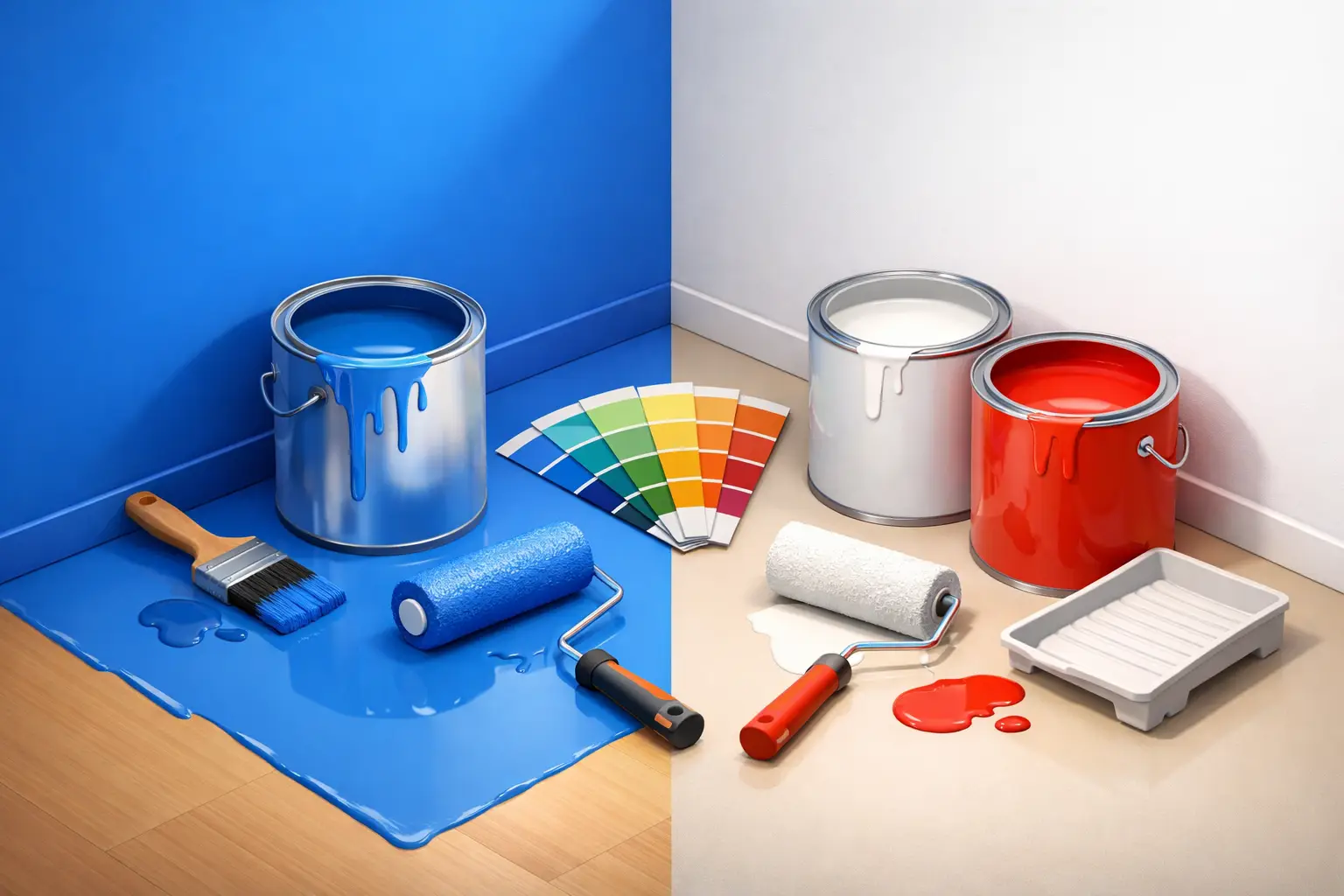 Peinture glycero ou acrylique, que choisir ?