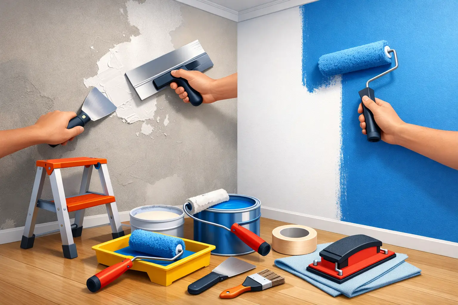 Comment obtenir une finition murale impeccable