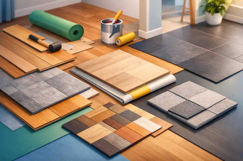 Meilleurs sols pour rénovation rapide