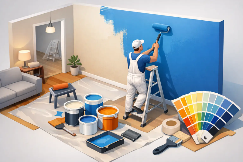 Guide rénovation peinture intérieure fiable