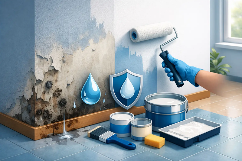 Quelle peinture pour murs humides ?