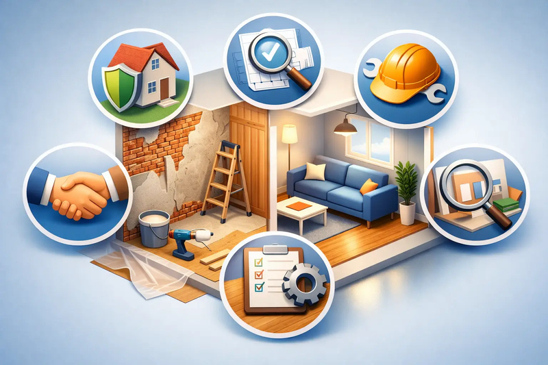 6 repères pour des travaux garantis en rénovation intérieure