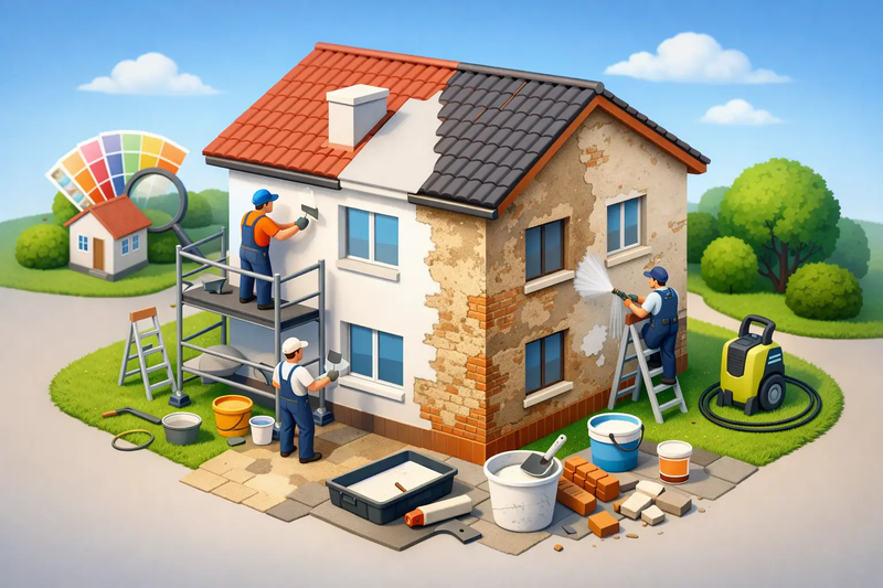 Guide rénovation façade maison : les bons réflexes