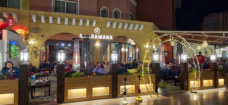 🍽️ Besuch im Restaurant Kahramana in der Marina in Hurghada