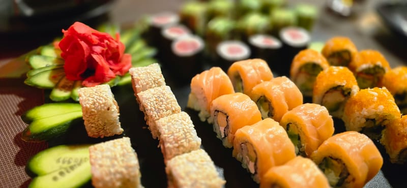 🌸🍣 Unser Besuch im "Syake Sushi" in Hurghada war einfach zauberhaft! 🍣🌸