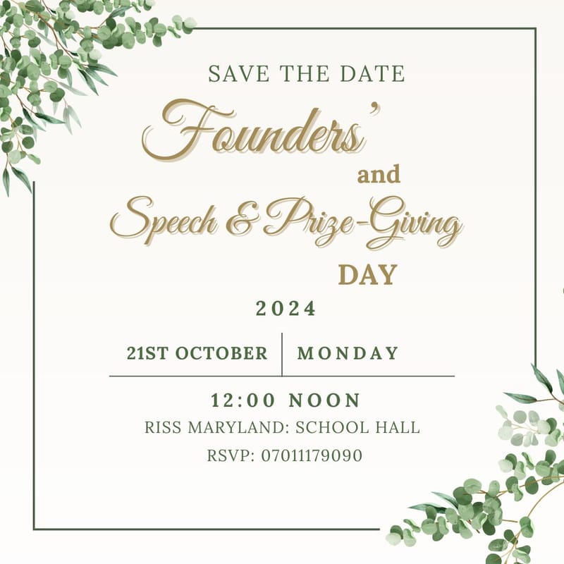 FOUNDERS' DAY AND SPEECH & PRIZE-GIVING DAY 2024
